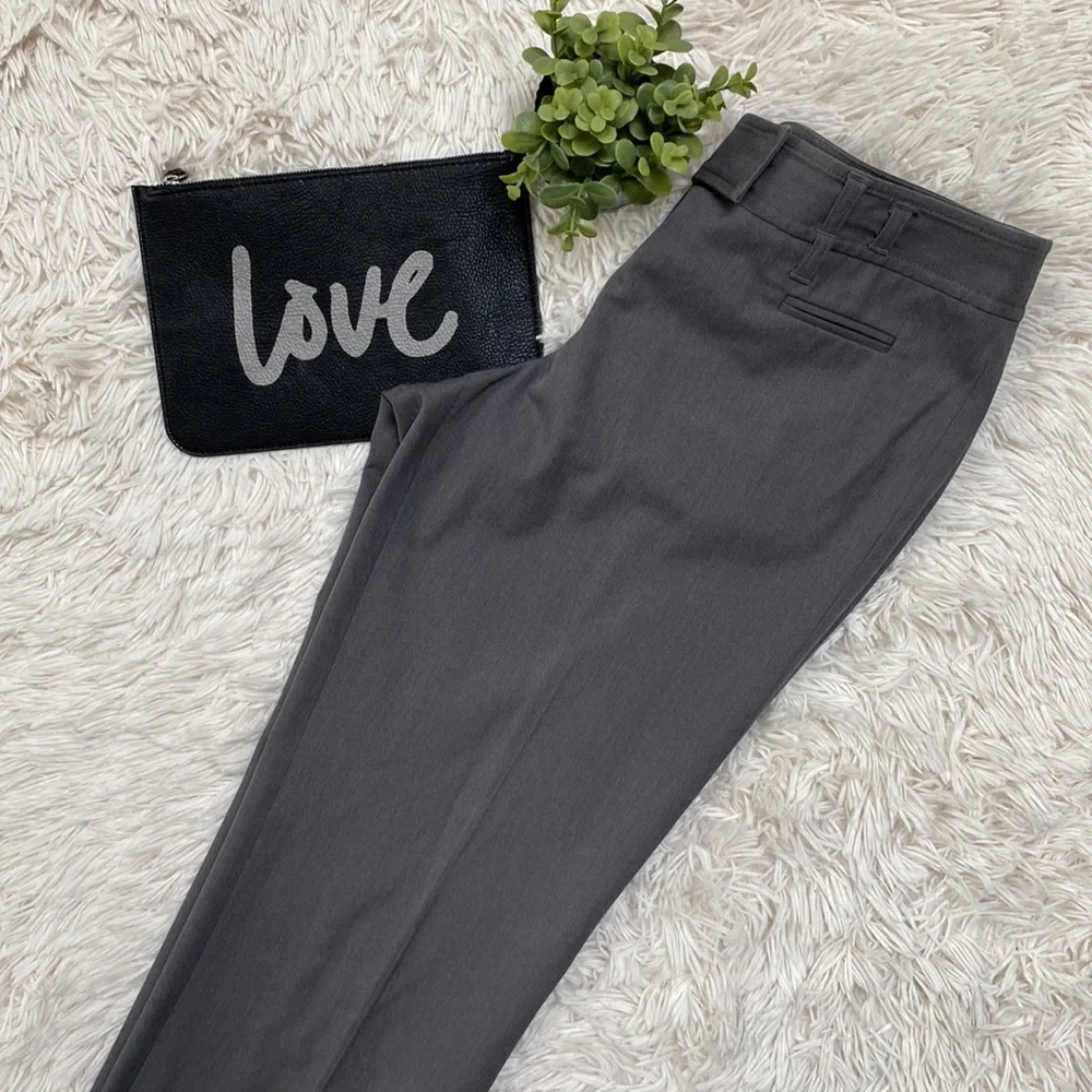 Loft Slim Dress Pants 💗 Gray - Picture 4 of 13